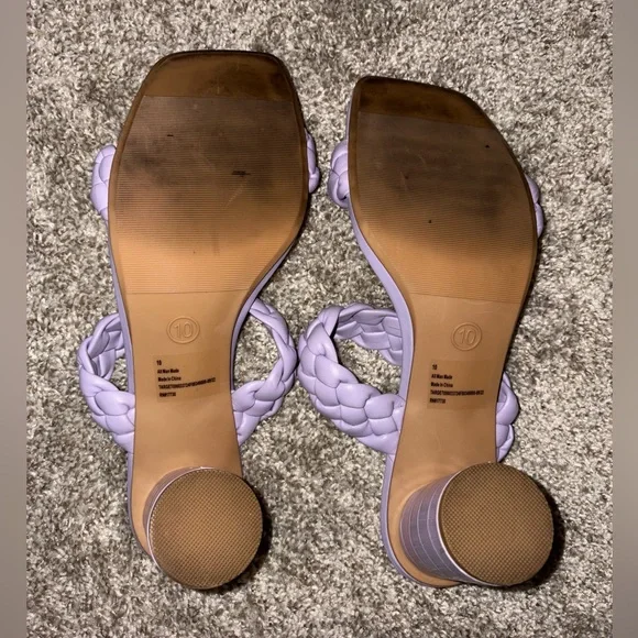 A New Day Purple Block Heels - Picture 4 of 4